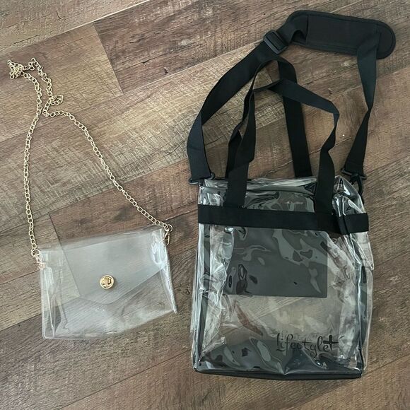 CLEAR Purse & Backpack, Great for attending events! - Picture 1 of 12